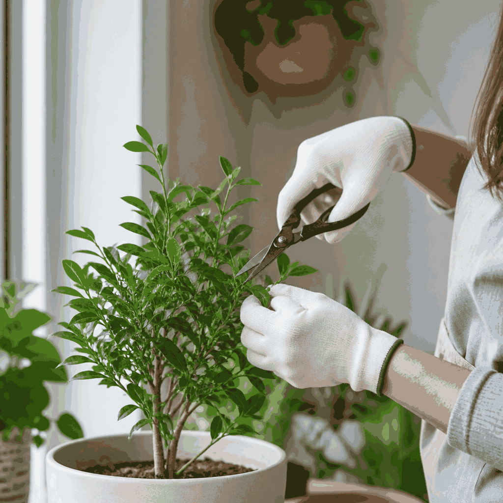 Poda de plantas em casa: quando fazer, como cortar e evitar erros