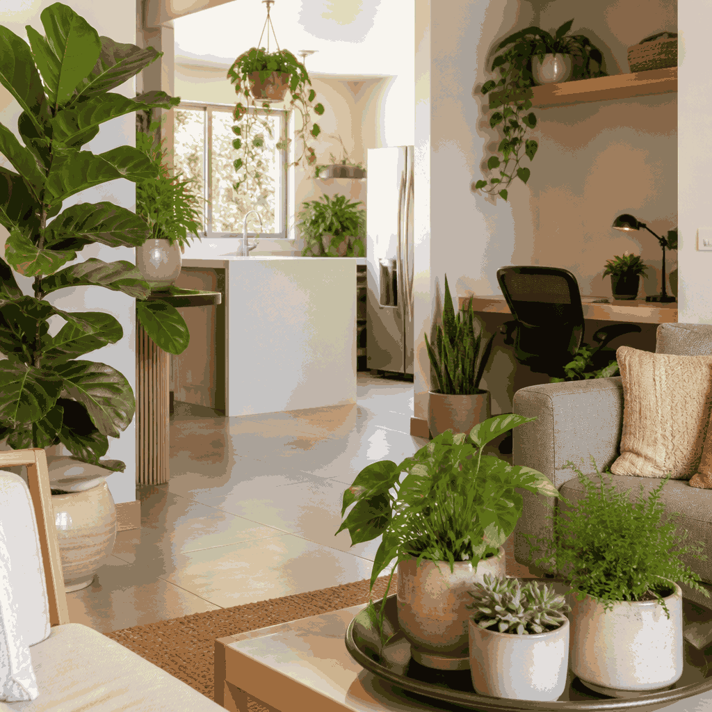 Como escolher plantas para cada cômodo da casa
