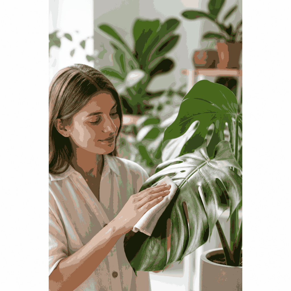 Como limpar folhas de plantas sem danificá-las: técnicas e cuidados